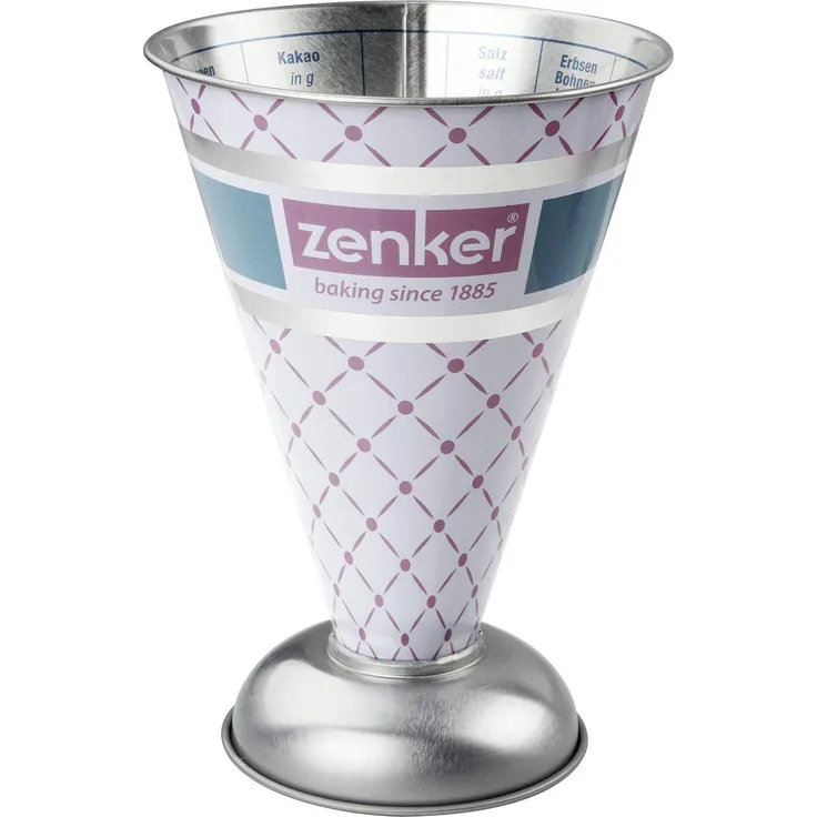 Zenker 27162 Meßbecher, Weißblech