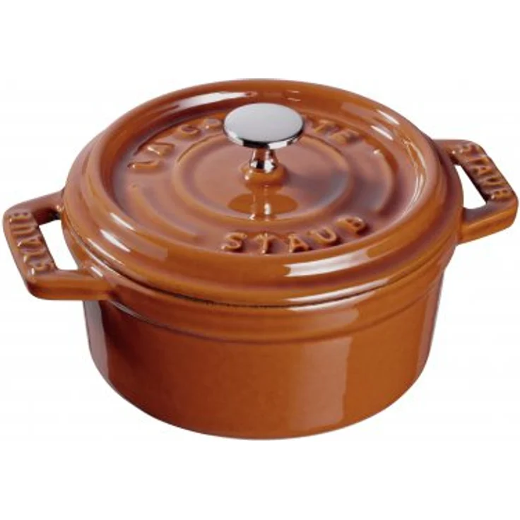 Staub Cocotte, rund, Induktionsgeeignet, Gusseisen, Zimt, 26 cm, 1 Einheiten – Bild 1