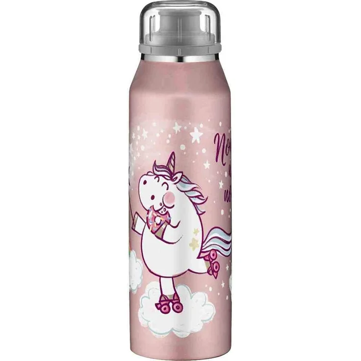 alfi isoBottle Isolier-Trinkflasche, Edelstahl, Rosa, 500ml – Bild 1