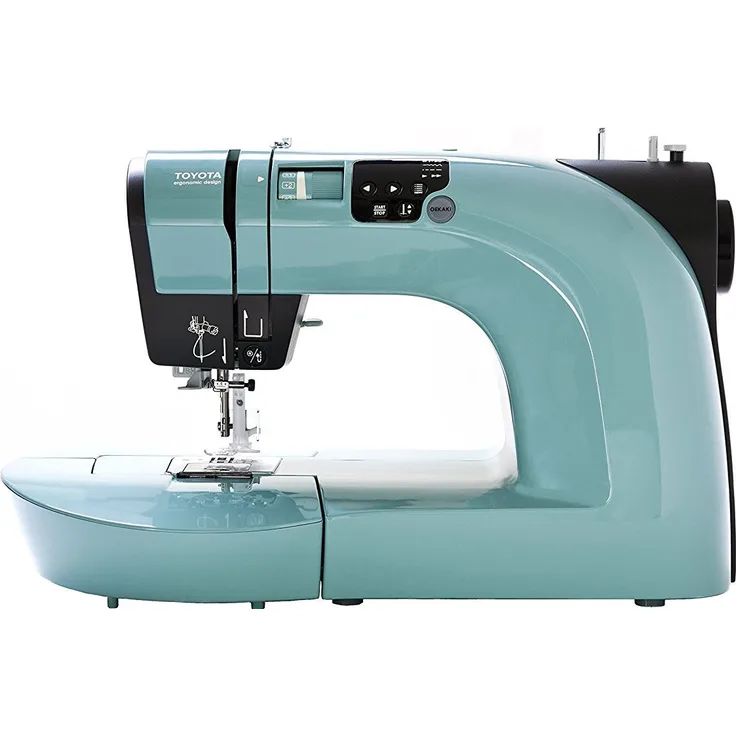 Toyota Oekaki50G Kreativ Freiarm Nähmaschine Oekaki mit 50 Programmen und Freihandstickfunktion hellblau Freiarm-Nähmaschine, hellblau