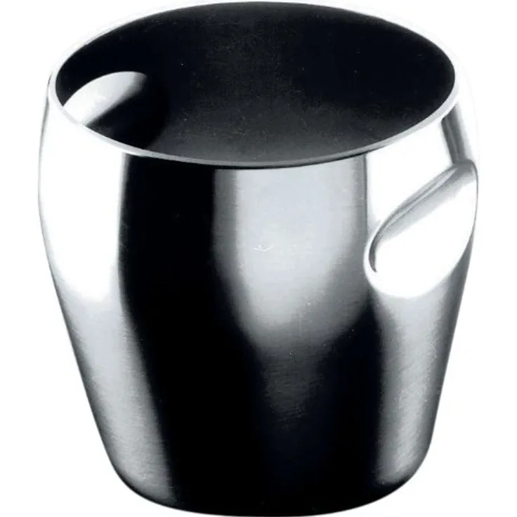 Alessi Weinkühler, Edelstahl, schwarz, 8.5 x 20.5 x 17.5 cm