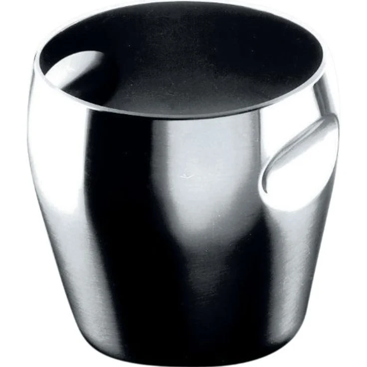 Alessi Weinkühler, Edelstahl, schwarz, 8.5 x 20.5 x 17.5 cm