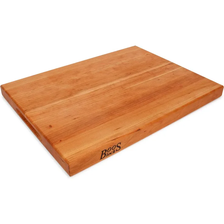 John Boos Cherry Wood Edge Grain Reversible Cutting Board, 20 Inches x 15 Inches x 1.5 Inches