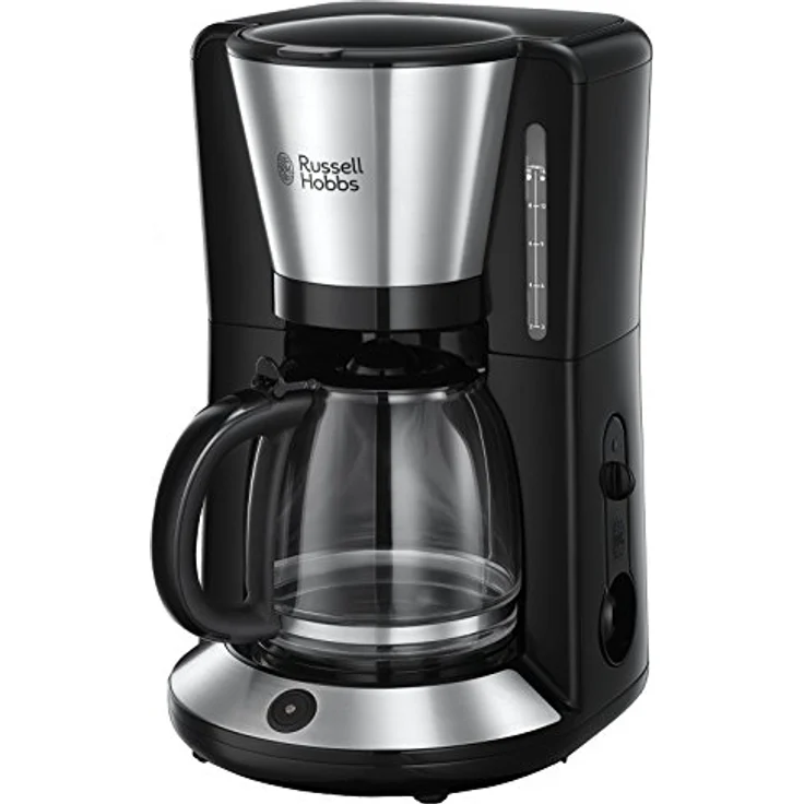 Russell Hobbs Kaffeemaschine Adventure Edelstahl, Glaskanne bis zu 10 Tassen, 1,25l, Warmhalteplatte, Abschaltautomatik, Tropf-Stopp, 1100 Watt, Filterkaffeemaschine 24010-56 – Bild 1