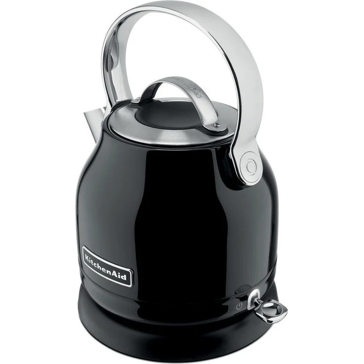 KitchenAid 5KEK1222EOB Edelstahl-Wasserkocher, 2200W, 1,25 L, Abschaltautomatik, Trockengehschutz, Kontrollleuchte, onyx-schwarz: Tests, Infos & Preisvergleich