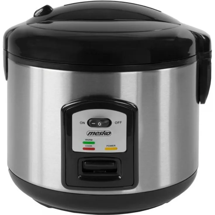Mesko MS 6411 Reiskocher, 1,5 L Volumen, 1000W, Reiskochtopf, Kochen und Warmhalten, Deckel mit Dampfablassöffnung