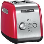 KitchenAid 5KMT221EER Doppelschlitztoaster, 1100W, 7 Bräunungsstufen, rot