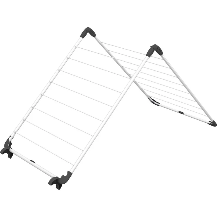 Vileda Acrobath Wäscheständer, Stahl und Kunststoff, weiß, 71x5.5x67 cm – Bild 1