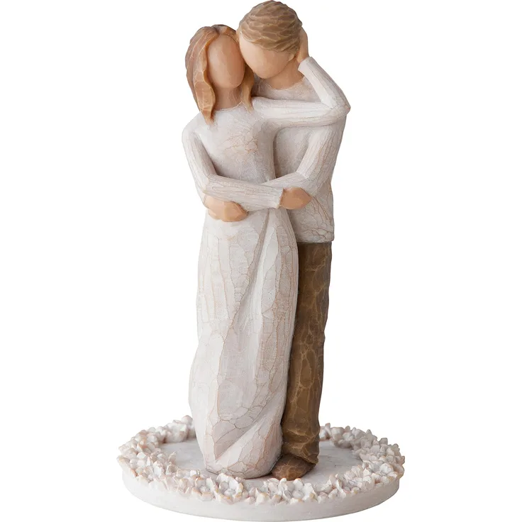 Willow Tree 27162 Figur Zweisamkeit, Tortenfigur, 8,9 x 8,9 x 15,2 cm