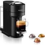 Krups XN9108 Nespresso Vertuo Next Kaffeekapselmaschine, 1,7 Liter Wassertank, Kapselerkennung durch Barcode, 5 Tassengrößen, Power-Off Funktion, Classic Black