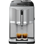 Siemens TI303503DE EQ.3 s300 Kaffeevollautomat, 1300 Watt, Keramikmahlwerk, Display, Direktwahltasten, titanium, mit Milchsystem