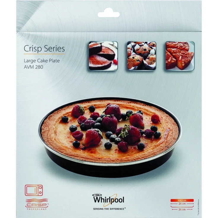 Whirlpool AVM280 - Mikrowellenzubehör- Crisp-Backform klein (Ø28cm)- Passend auch für Mikrowellen von Bauknecht – Bild 2