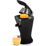 PRINCESS Zitruspresse 201857 mit 300 W und Anti-Tropfsystem, schwarz