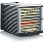 Graef DA510EU Dörrautomat, Kunststoff, Schwarz, 10 Roste, 630 Watt, Temperaturbereich 30-70° C