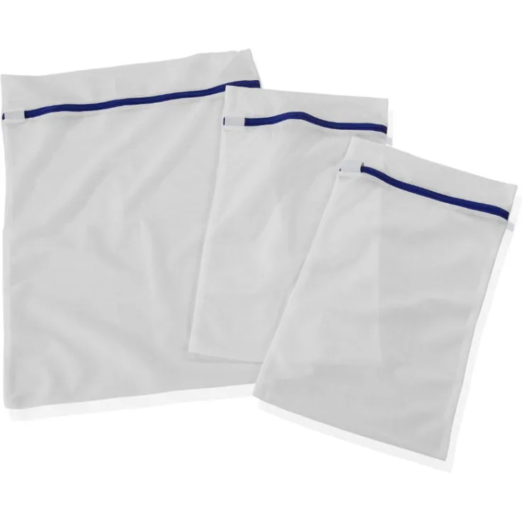 Leifheit Wäschenetz 3er Set, Wäschebeutel in drei Größen für bis zu 2kg Wäsche, Waschbeutel für schonende Reinigung, Waschsackl mit Reißverschluss, strapazierfähiges Material geeignet bis 90°