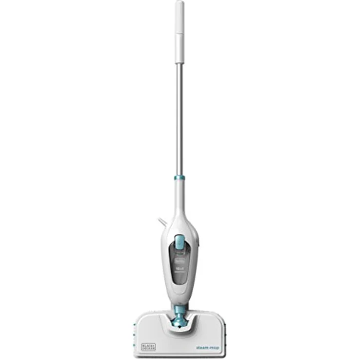 Black + Decker FSMH13E10-QS 10-in-1 Dampfbesen Steam Mop Deluxe (1300W, Dampfreiniger für hygienische Sauberkeit, großes Zubehörset + herausnehmbares Handdampfgerät, einfache Bedienbarkeit) – Bild 1