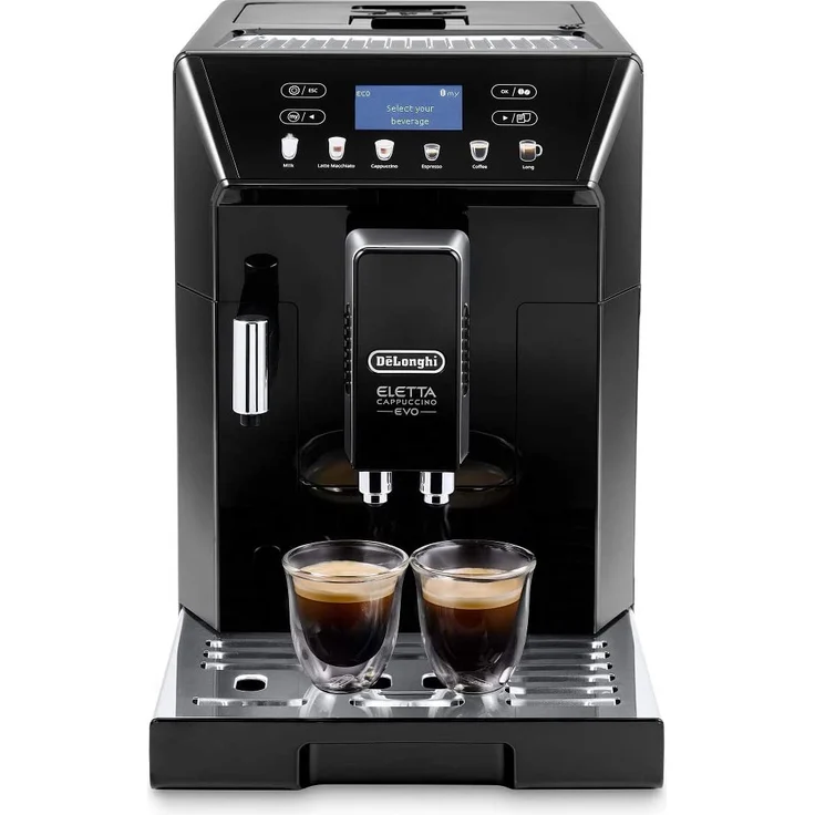 De'Longhi Kaffeevollautomat ECAM 46.860.B Eletta Evo, schwarz, mit Milchsystem – Bild 1