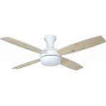 Deckenventilator mit Beleuchtung und Fernbedienung Saturn, weiß, Flügel Pinie und weiß, 132 cm