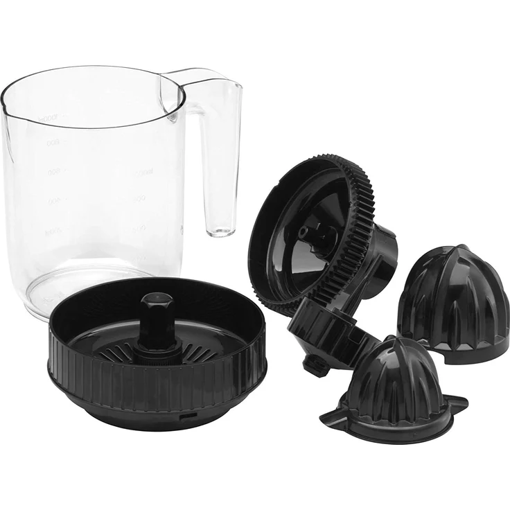 WMF Kult Pro Spiralschneider, elektrisch mit Orangenpresse, Zoodles Maker ideal für Gemüsenudeln, Gemüsespaghetti, drei Schneideinsätze und Auffangbehälter 1,25l, edelstahl matt – Bild 5