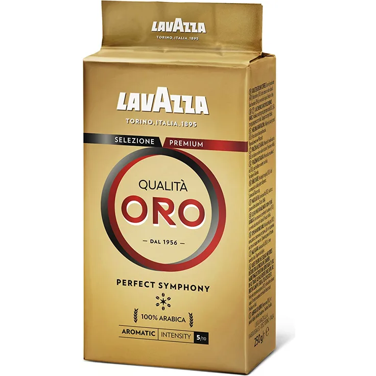 Lavazza Gemahlener Kaffee - Qualità Oro - 2er Pack (2 x 250 g)