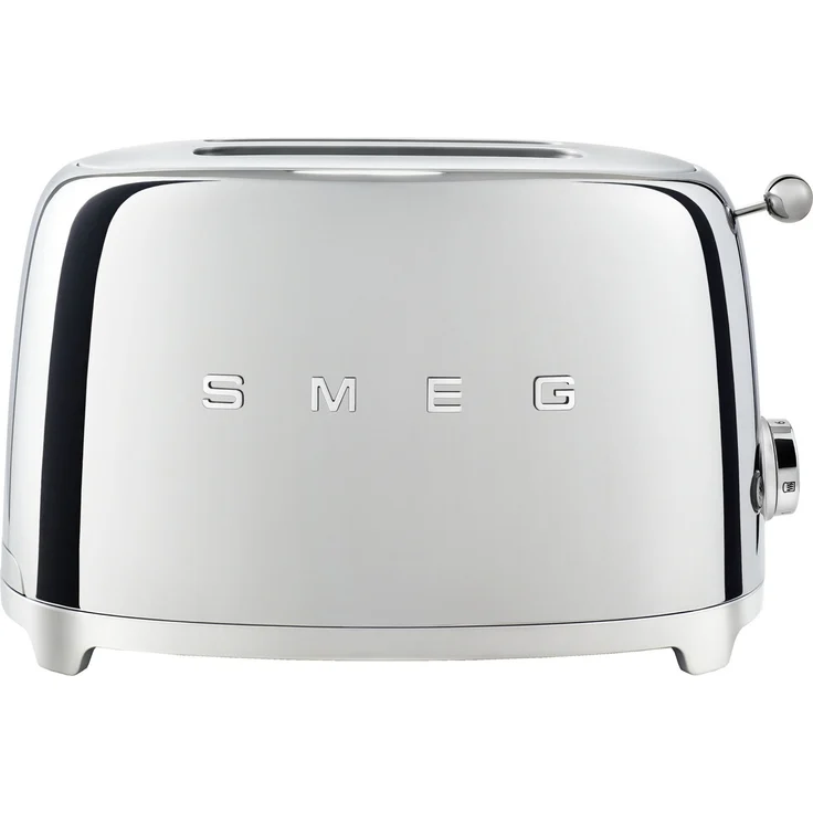 Smeg TSF01SSEU Doppelschlitztoaster, 950W, 6 Bräunungsstufen, chrom – Bild 1