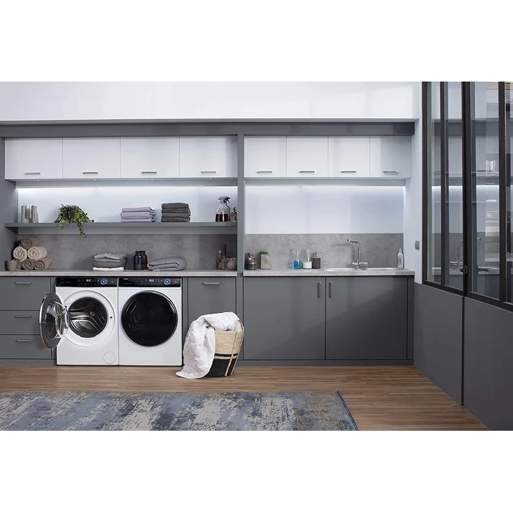 Haier HWD80-B14979, Waschtrockner, Energieeffizienzklasse D, Standgerät, Breite 60 cm, Geräuschemissionsklasse A, Dampffunktion – Bild 8