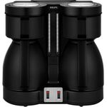 Krups KT8501 Doppel-Kaffeeautomat Duothek Thermo, schwarz