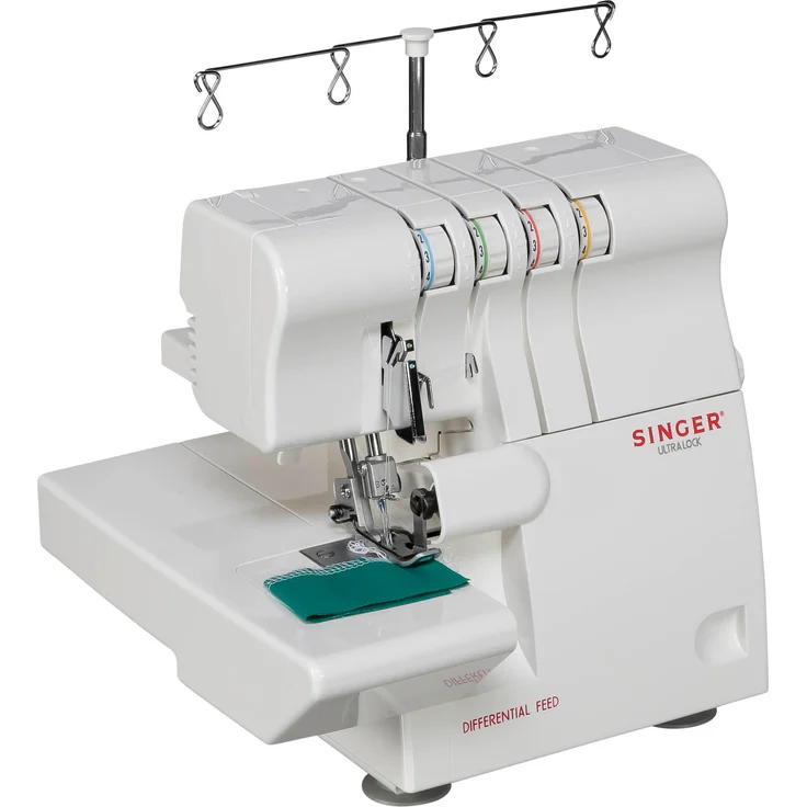 Singer 14SH 654 Overlock- NähMaschine  Differentialtransport bewegliches Obermesser  – Bild 3