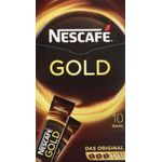 Nescafé Gold Original, Löslicher Kaffee, Faltschachtel mit 10 x 2g Sticks