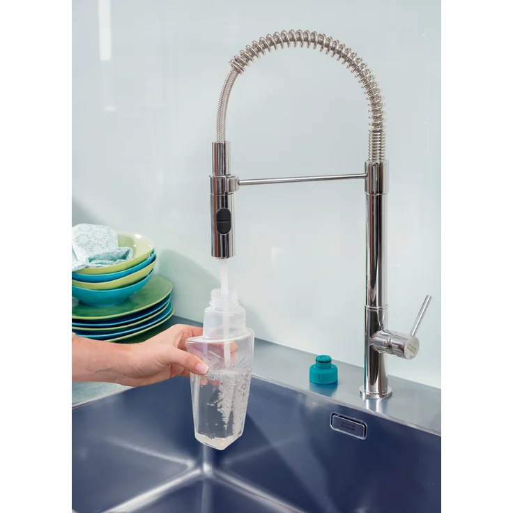 Leifheit Komfort Sprühwischer Easy Spray XL für schnelle Reinigung, Spray Mop mit Sprühdüse, Wischer mit Wassertank und 2-Faser-Wischbezug, Bodenwischer für alle Böden  – Bild 9