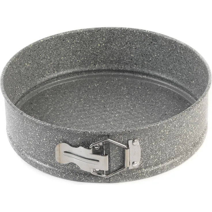 SALTER BW02783 Springform der Marble-Kollektion aus Kohlenstoffstahl mit Antihaftbeschichtung, 24 cm, grau