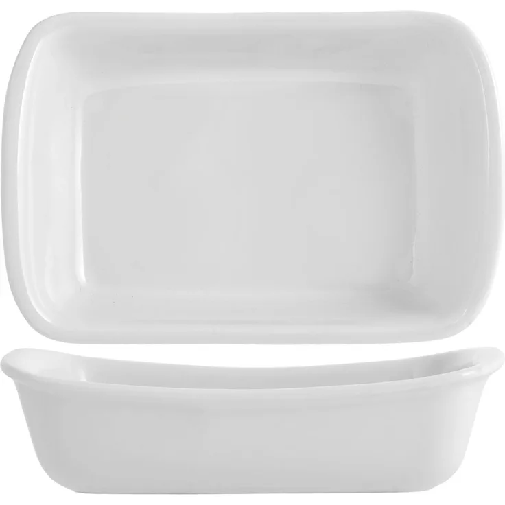 Pyrex Supreme Auflaufform, Keramik, Weiß