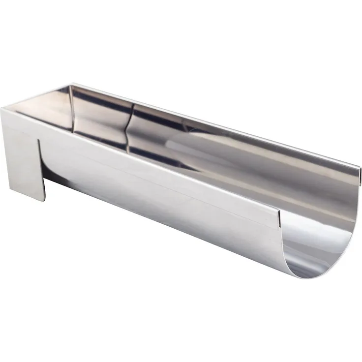 De Buyer Regenrinne, zerlegbar, rund, Abnehmbare Aufsätze, 30 x 8 x 6,5 cm