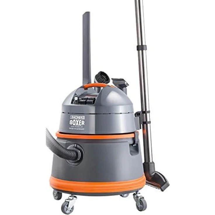 Thomas Boxer 788119 robuster und leistungsstarker Nass-Trocken Waschsauger, 1400 W, 4 Bar, grau - orange – Bild 3