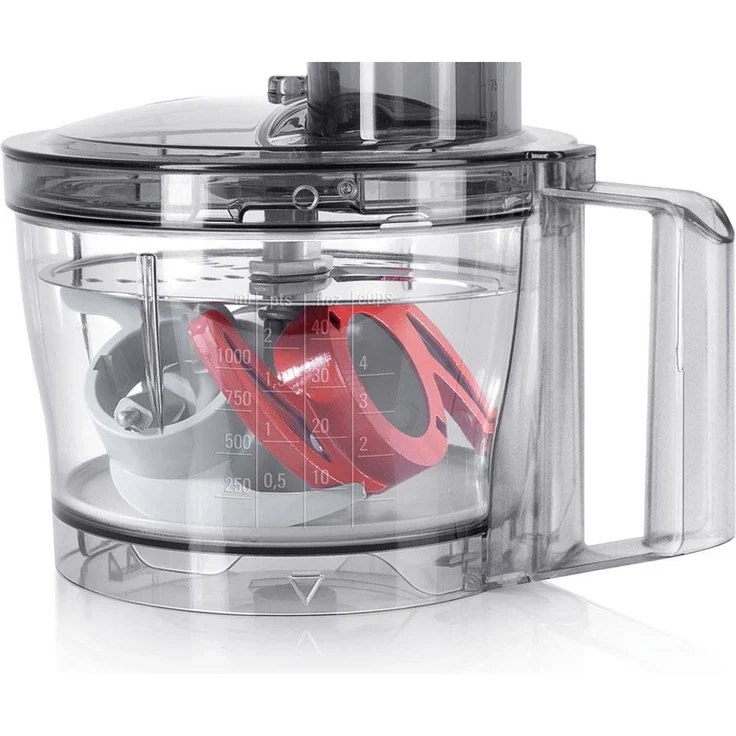 Bosch MCM3200W MultiTalent3 Foodprozessor, 800 W, 2,3 L, SmartStorage, inkl. Standmixer-Aufsatz, Schneid-Wendescheibe, Raspel-Wendescheibe, Schlagscheibe, weiß – Bild 5