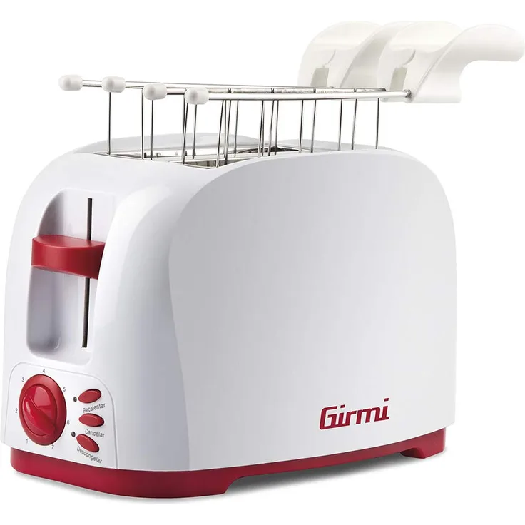 Girmi TP11 Toaster weiß-rot