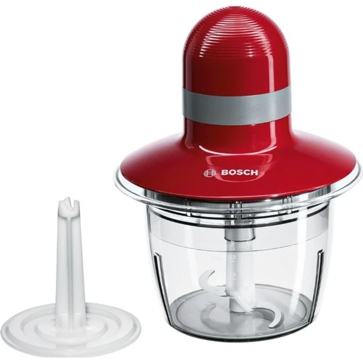 Bosch Hausgeräte MMR08R2 Universalzerkleinerer, 400 Watt, 0,8 L Fassungsvermögen, Kunststoff, rot – Bild 1