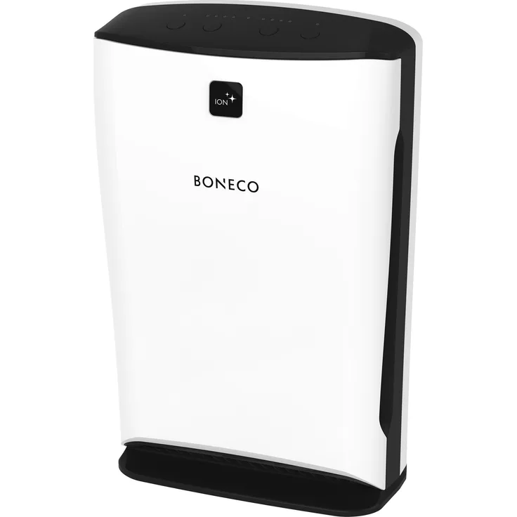 Boneco P340 Luftreiniger, mit integriertem Gassensor und Ionisator, effiziente Reinigungsleistung, weiß-schwarz