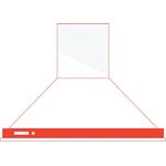 SMEG KSET900XE 90 cm Flachschirmhaube EEK C