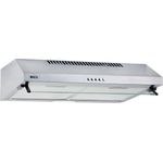 NEG NEG15-ATS+, Motorhaube, Standard, Breite: 60 cm, Tiefe: 50 cm, Absaugung und Rückführung (mit zusätzlichem Rückführungsset), Silber