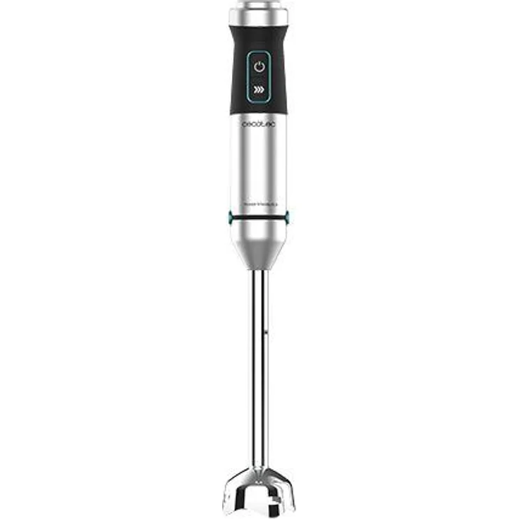 Cecotec Power TitanBlack 1500 XL Cream Stabmixer 1500 W, inkl. 0,8 L Mixbehälter, silber, schwarz – Bild 1