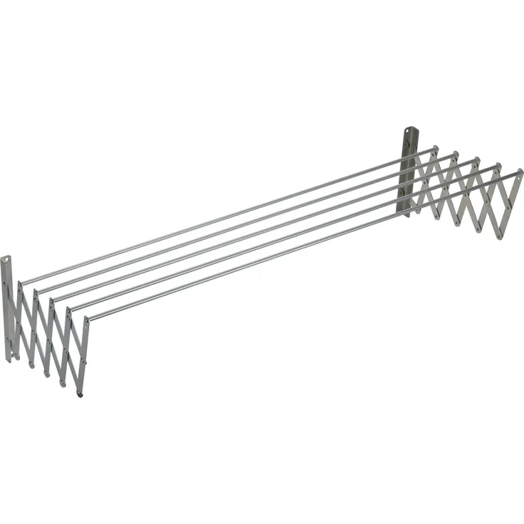 Sauvic ausziehbar Wand montiert Aluminium Wäscheständer 80 cm