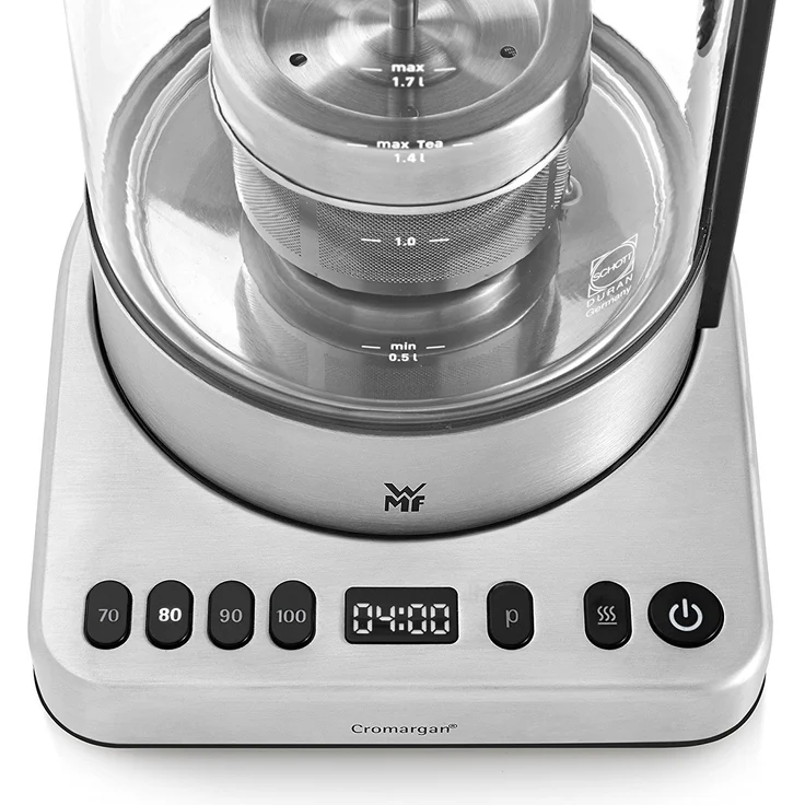 WMF Lono 2 in 1 Vario Wasserkocher, mit Temperatureinstellung, 1,4 - 1,7 l, 3000 W, Teekocher Glas mit Teesieb, Warmhaltefunktion – Bild 4