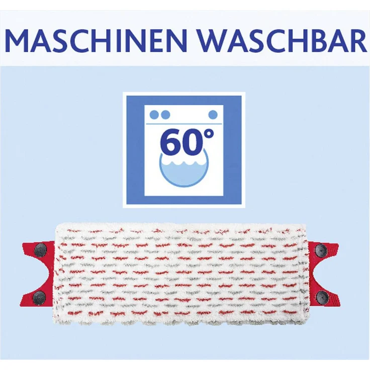 Vileda Ultramat 2in1 Komplett Box Bodenwischer und Eimer mit PowerPresse, rot-schwarz – Bild 2