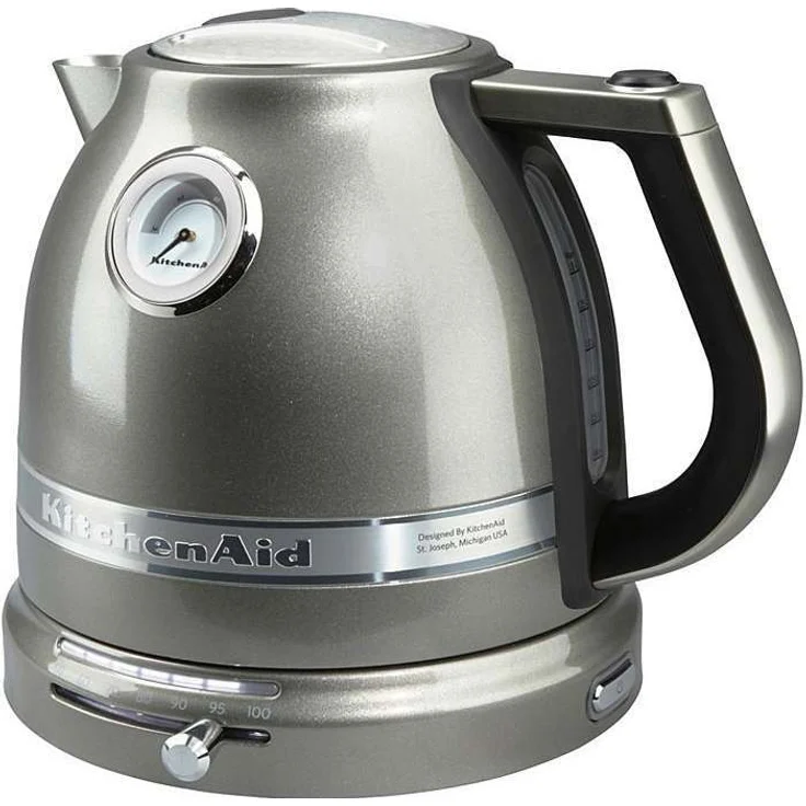 KitchenAid Artisan 5KEK1522EMS Wasserkocher, 2400 Watt, 1,5 l Volumen, Edelstahl, Medaillon-Silber, Serie: 5KEK1522 – Bild 3