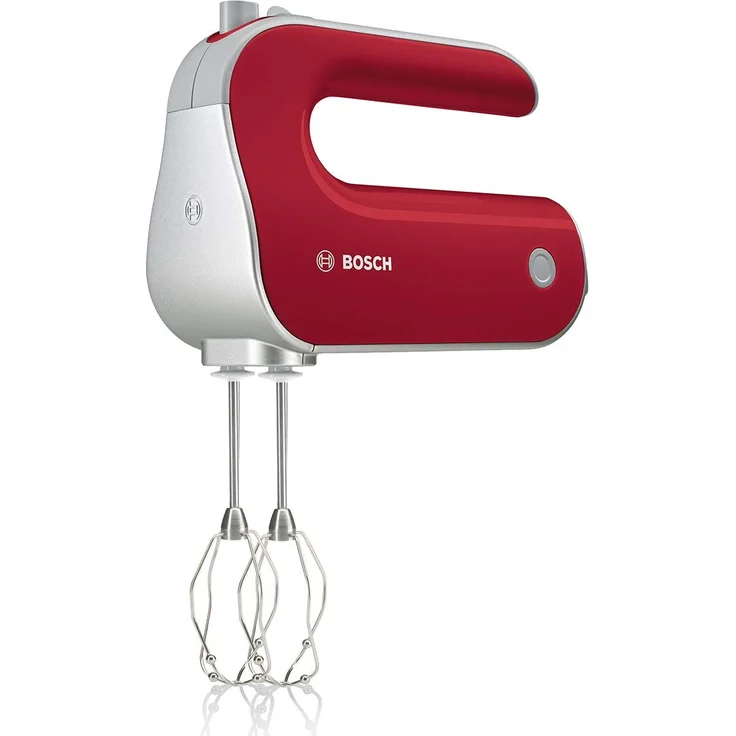 Bosch MFQ40303 Handrührer Styline, 5 Geschwindigkeiten, 500 Watt, 2 Rührbesen, 2 Edelstahl-Knethaken, spülmaschinengeeignet, deep red, rot – Bild 2