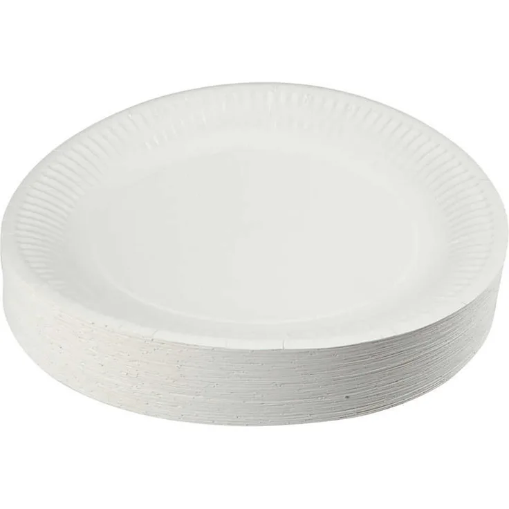 Pappteller Pappteller , D: 23 cm, 100 Stück