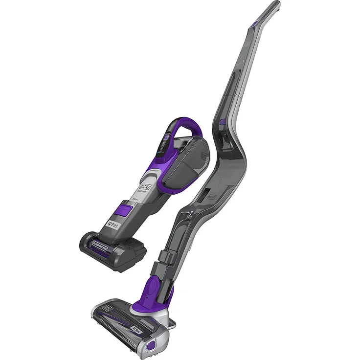 Black + Decker SVJ520BFSP Handstaubsauger, 25 min Akkubetrieb, Zyklon-Technologie, Tierhaare – Bild 2