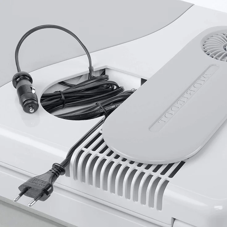 Dometic Mobicool Q40 AC-DC tragbare thermoelektrische Alu-Kühlbox, Energieeffizienzklasse F, 39 Liter, 12 V und 230 V für Auto, Lkw und Steckdose, Aluminium-Gehäuse – Bild 4