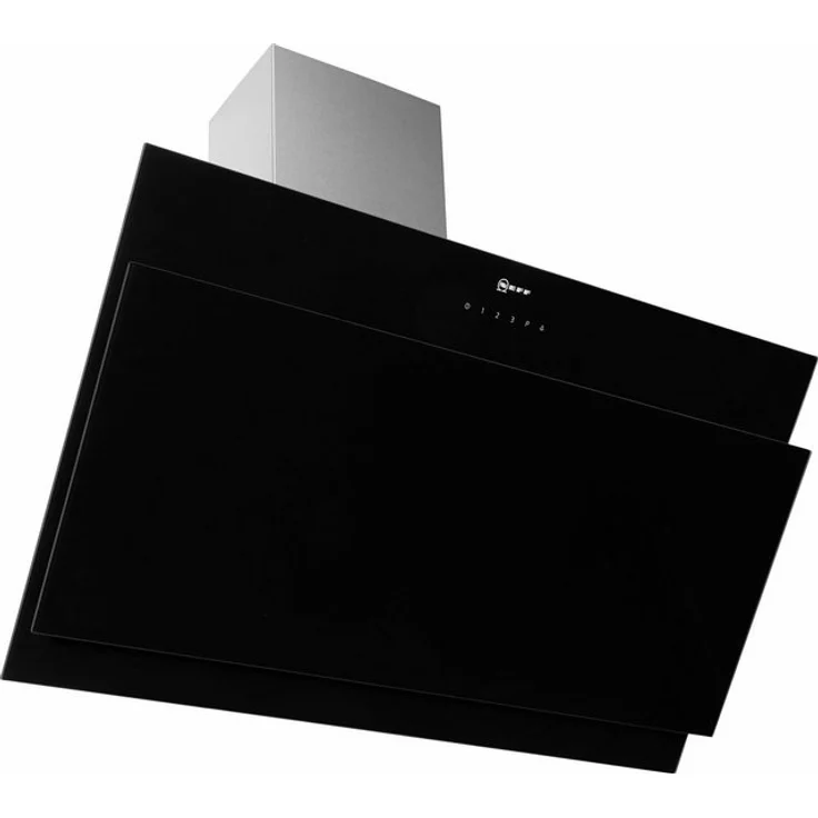 Neff N 50 DIHM951SMK (D95IHM1S0), Motorhaube, Kamin abgewinkelt, Breite: 89 cm, Tiefe: 49.9 cm, Abzug & Umluft, mit internem Motor, Klarglas schwarz bedruckt – Bild 6